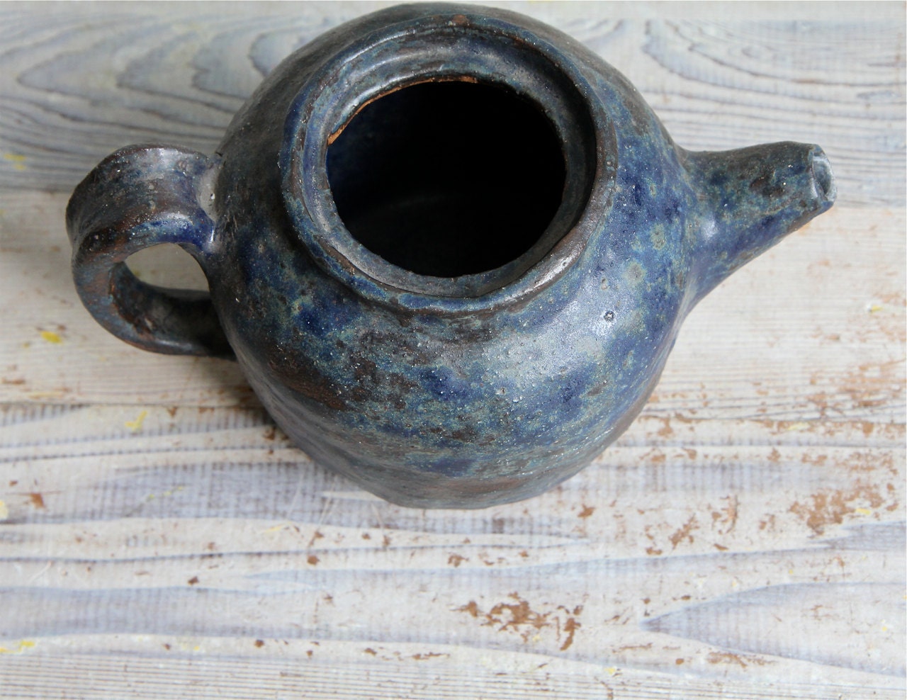 ON SALE Vintage Ceramic Studio Pottery Teapot