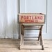 Vintage Industrial Divided Crate - Portland