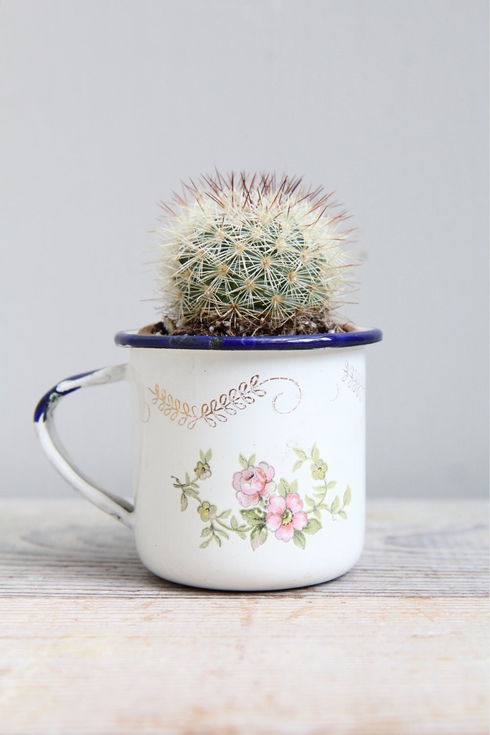 Antique Enamelware Baby Cup