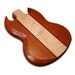 Handmade Wood Carved Top Guitar Body - Can be Made for You in Various Shapes - Reduced Price