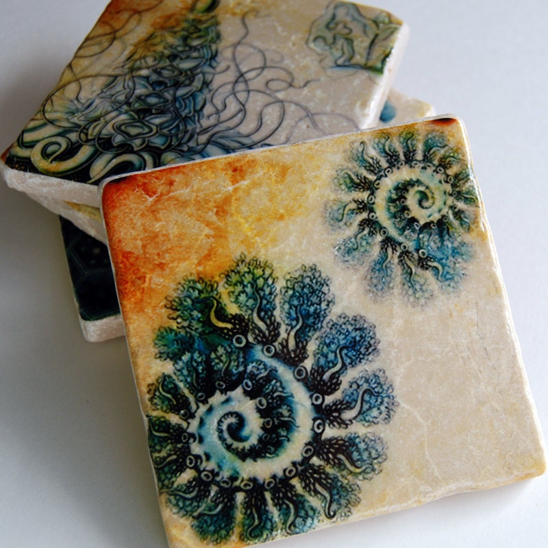 From The Sea - coasters (set of 4)