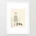 Cat Girl Deluxe Edition Print of original drawing