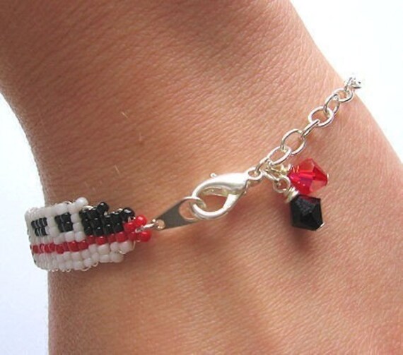 Walt Disney World Beaded Monorail Bracelet Pattern Loom Square Stitch PDF Digital File DIY