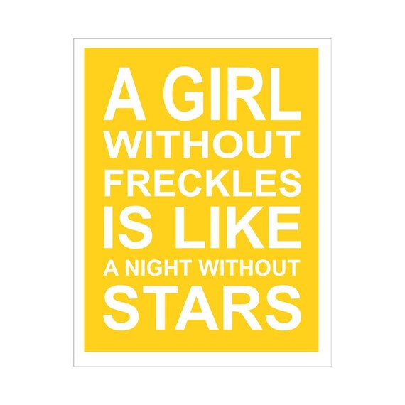 Children's Wall Art / Nursery Decor GIRL QUOTE 8x10 inch print by Finny and Zook