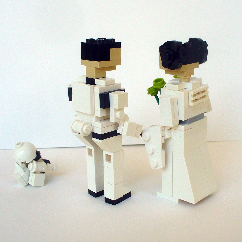 Leia and Han storm trooper Wedding Cake Topper
