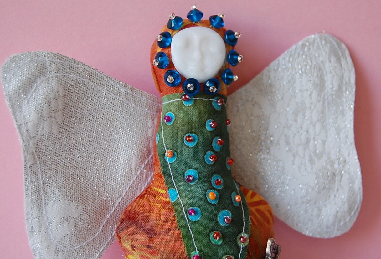 Mini Gypsy Art Doll - Butterfly Queen