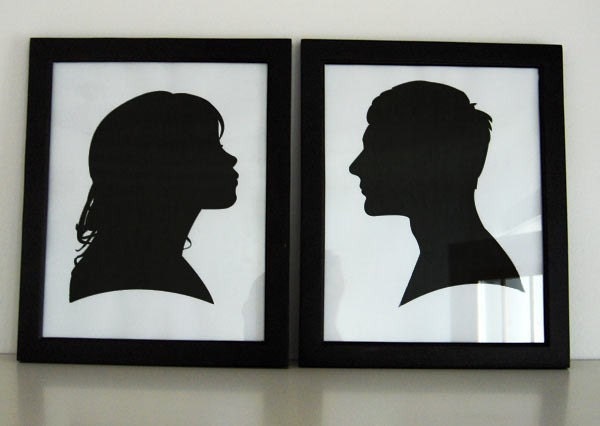 Custom couple portraits (pair)