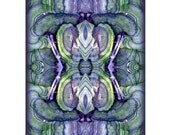 Boysenberry Abstract ACEO Print