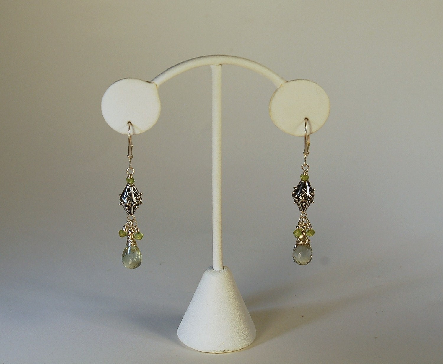 Green Amethyst Earrings Preview 2