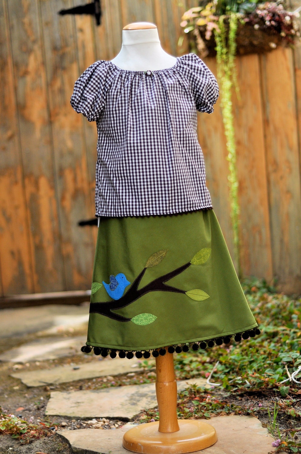 Girls and Toddlers Branch & Birdie Skirt