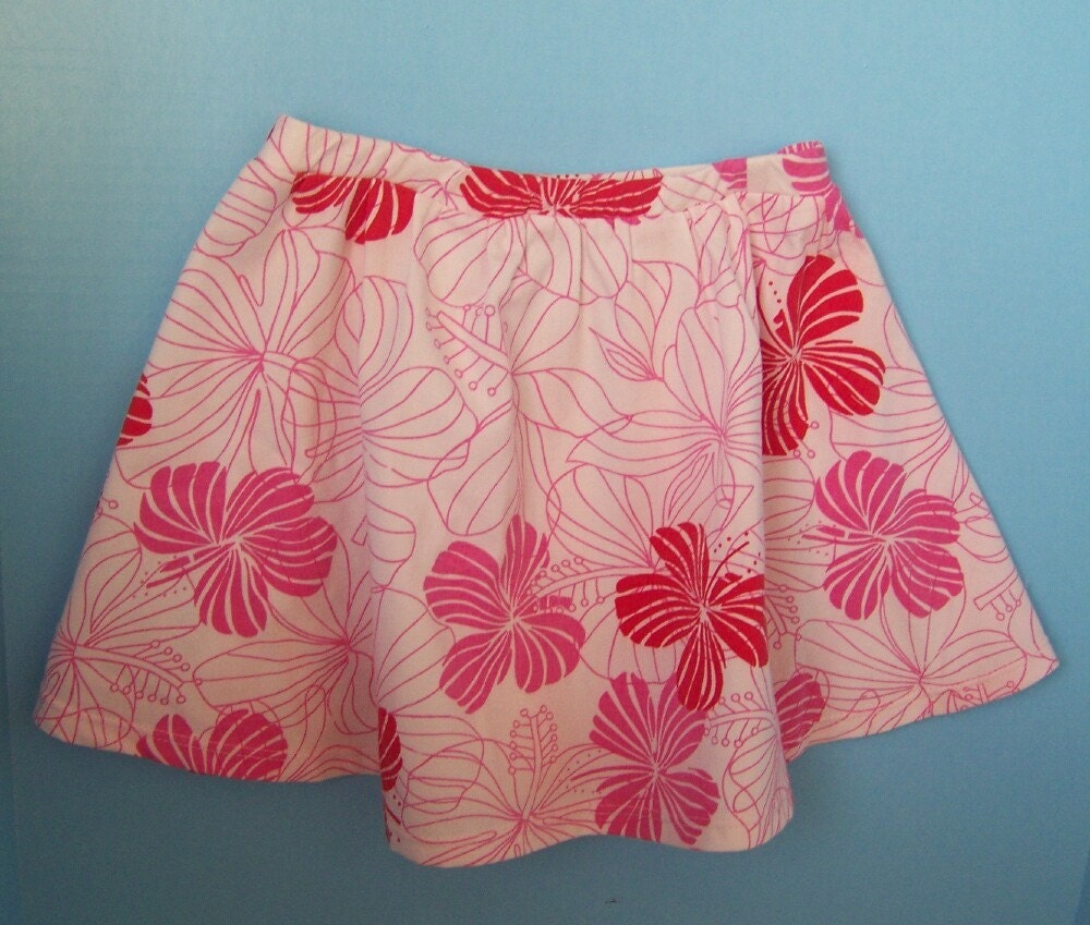 Girl's Skirt Pink Floral