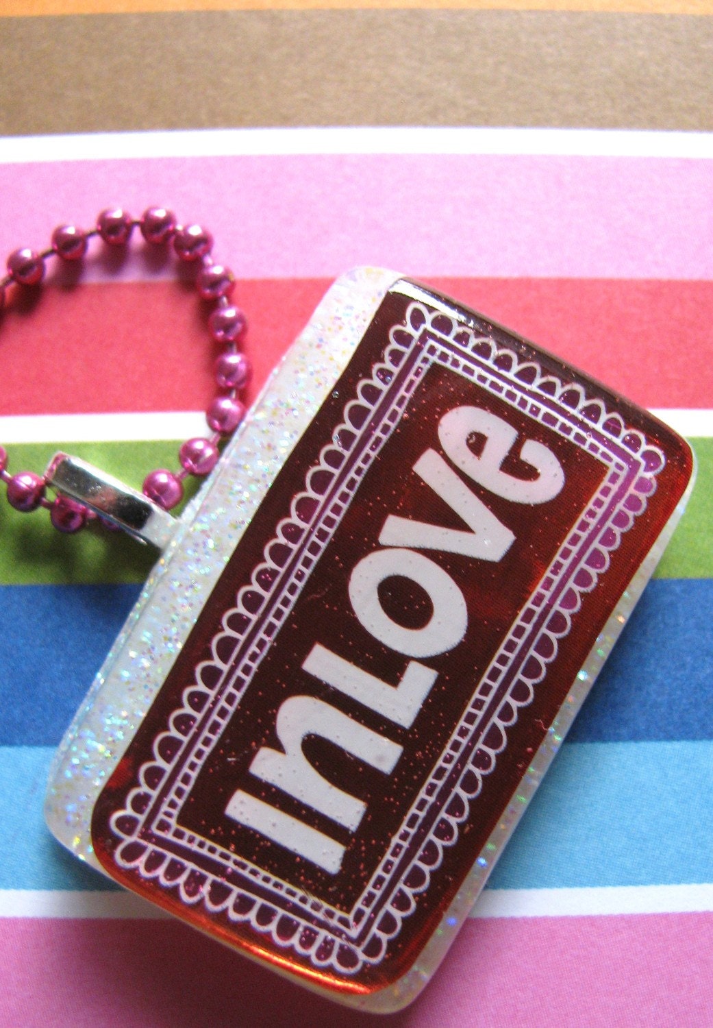 In Love Resin Necklace