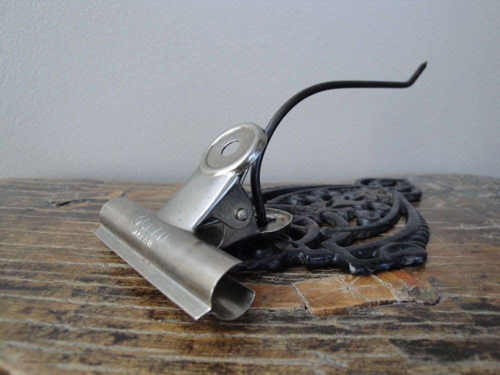 Vintage Hanging Receipt Holder