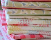 Eco Friendly Cloth Napkins for Wedding, Events made from Vintage Fabrics-  Set of 80