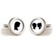Custom Silhouette Cufflinks