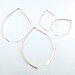 Wishbone Earrings - Large Rose Gold-Filled
