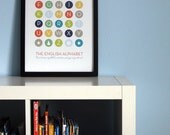English Alphabet Print - Boys Colorway