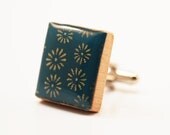 Recycled Scrabble Tile Cufflinks - Beyond the Periodic Table