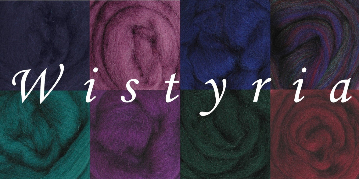 Wool Roving Assortment - Royalty