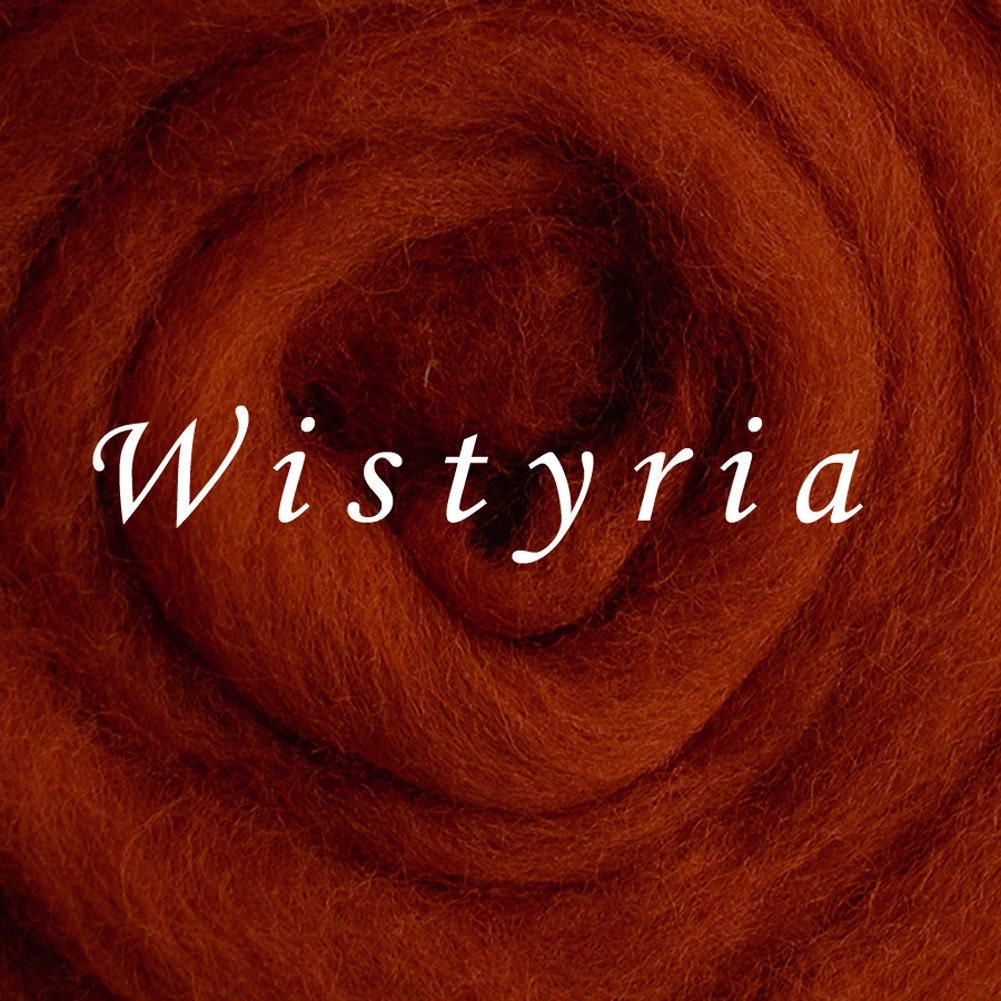 Wool Roving - Corriedale Wool - 1 ounce - PUMPKIN