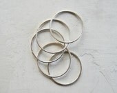 5 Sterling Silver Stacking Rings