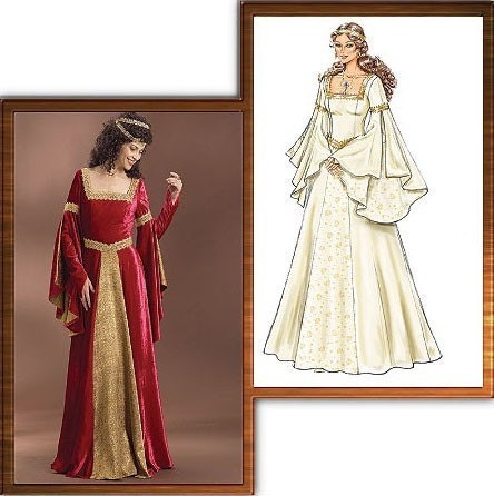 renaissance maiden sewing pattern butterick 4571 by ohsewcharming renaissance sewing patterns 444x446 il 570xN.182199007 Renaissance Sewing Patterns