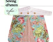 Women's Ladybug Convertible Apron PDF Sewing Pattern