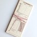 Set of 25 Manila Time Card Slips