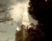 Gothic Art Photography, Gothic Church, Sepia