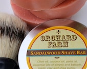 Sandalwood Mens Shaving Bar// Clean Shave Bar// Natural Soap