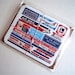 Airmail Stationery // Air Mail Label Note Cards