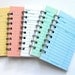 Library Card Notebooks set of 5