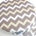 Gray Chevron Home Decor // Chevron Coasters // Set of 6