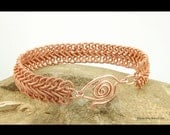 Soutache Braid Coiled Copper Wire Bracelet - Instant Download Wire Jewelry Tutorial Instruction