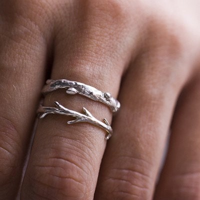 14k Gold Twig Ring