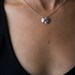 Large Silver Pebble Charm