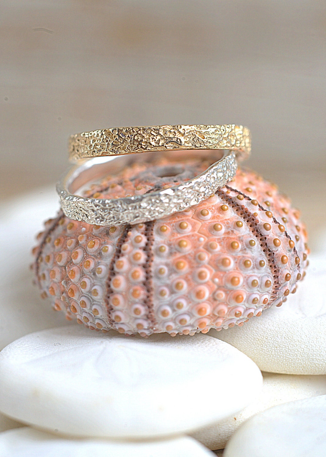 Silver Thin Coral Band