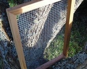 Garden Supplies Compost Sifter from Repurposed Cedar Wood