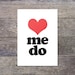 Love Me Do - beatles lyrics typography poster