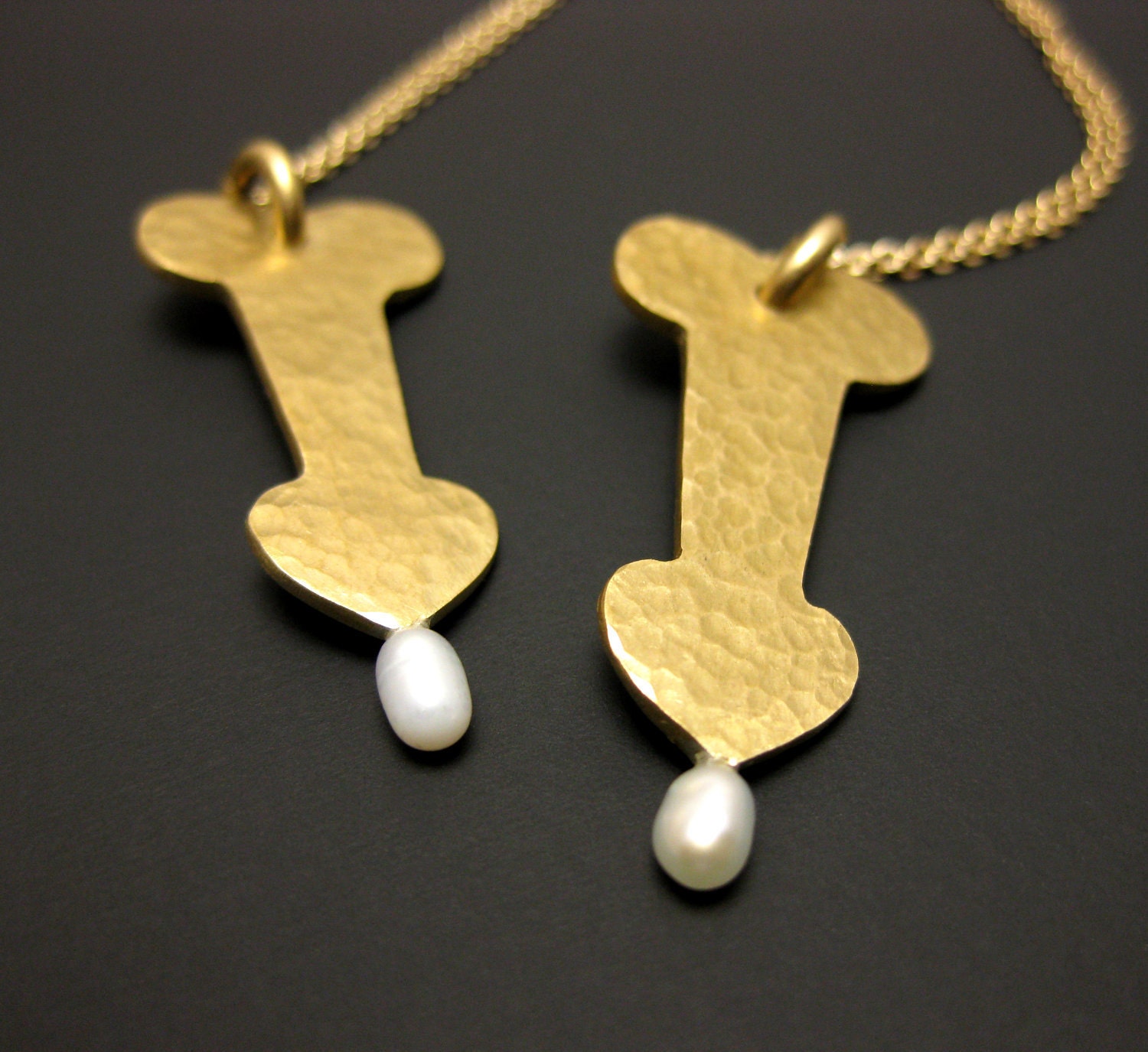 The Lover's Necklace-MATURE brass penis cock pendants gay LGBT