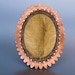 No skin off my back- upcycled Cowhide Brooch with copper