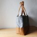 Wool and Leather Tote