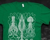 Squids and Octopuses Ernst Haeckel Mens Tshirt