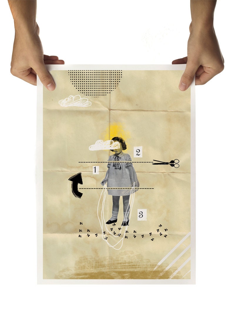 LARGE: The skiproping doll, Fine Art Archival Print 12 x 16,5 inch (A3) on matt paper of Sabrina Tibourtine, froschkind