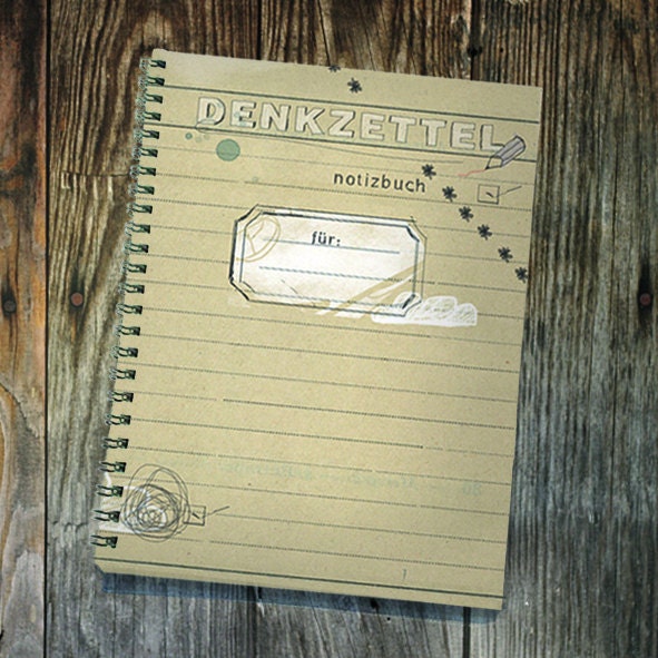 Notebook "Denkzettel" für Listenfreaks, A6 (german only) A6