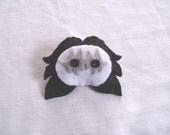 KISS rock star Ace Frehley FELT FACE CUTIE pin