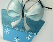 Blue Gift Box Ornament