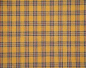 Cotton Homespun Material Multi Color Plaid 1 Yard