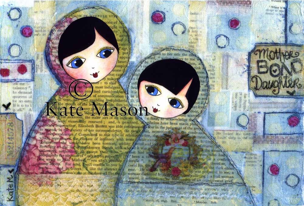 Babushka PRINT Mother Daughter Bond