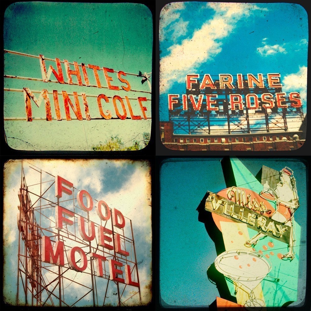 Roadside Attractions Vintage Sign Photos